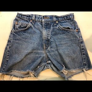 levi denim 550 shorts